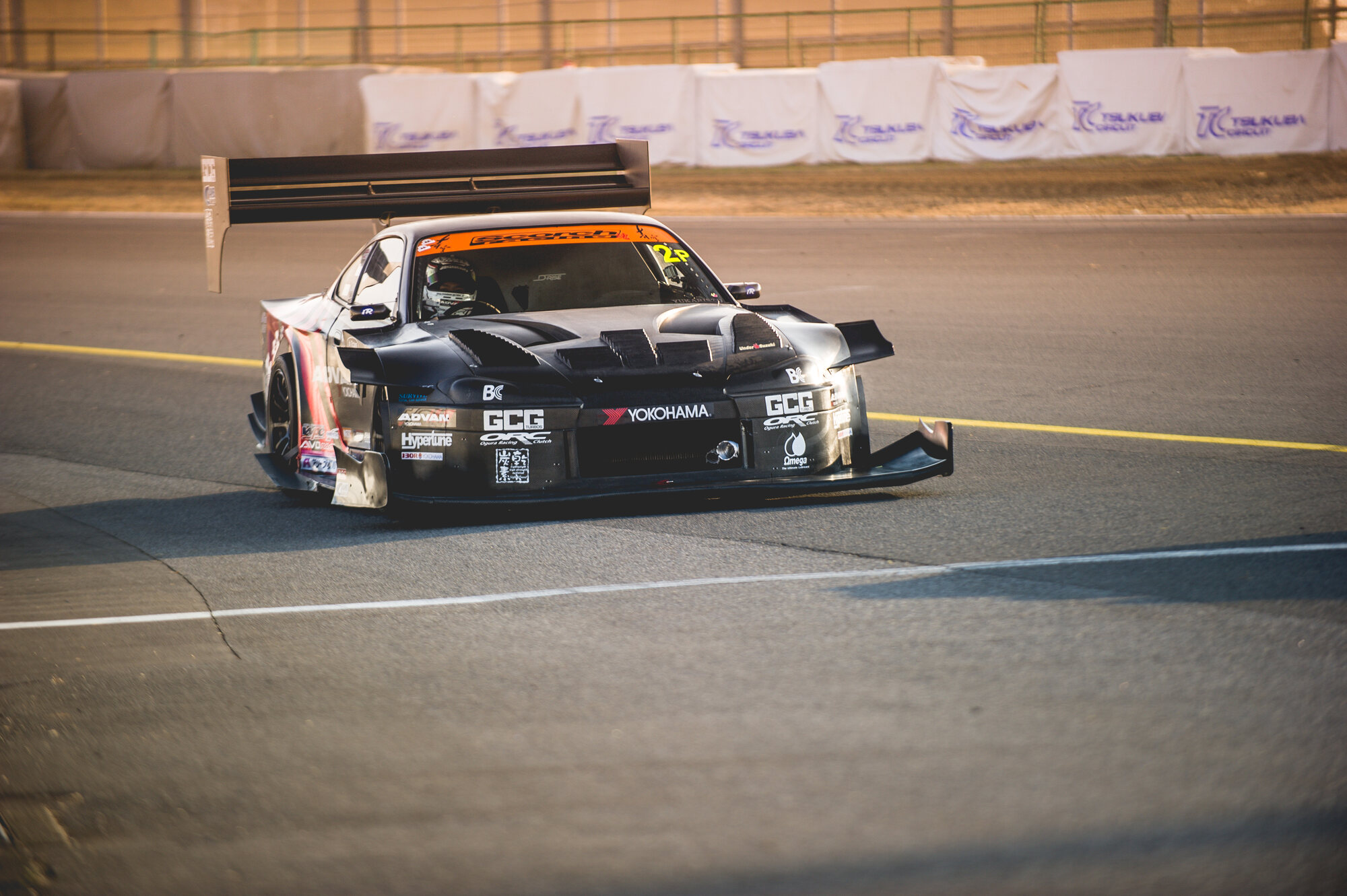Affinis-backed Attack — Maximum Challenge car at Tsukuba